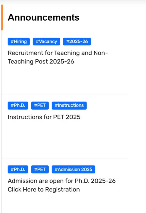 Loading announcements...